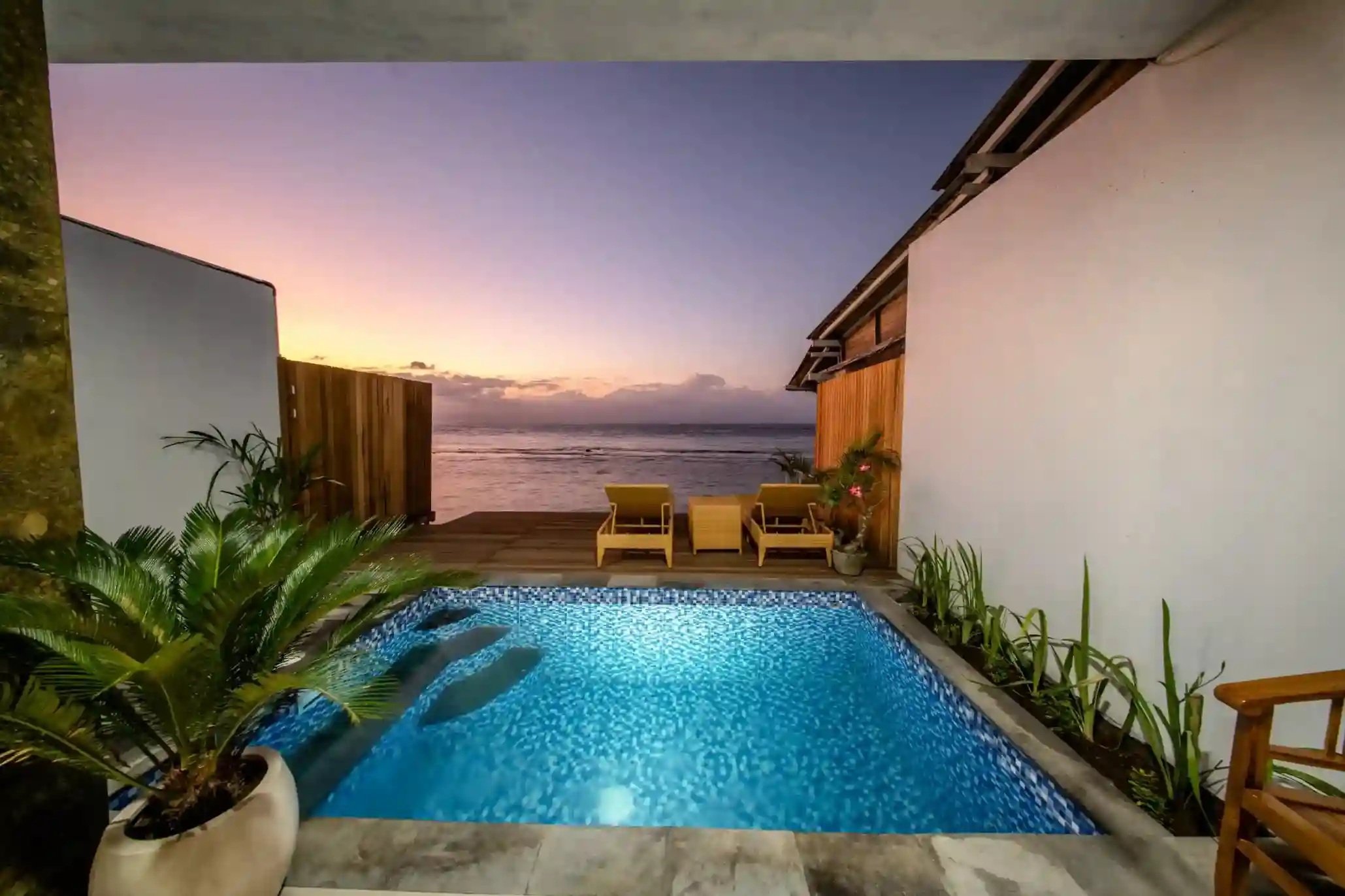 Private Pool Overlooking Ocean